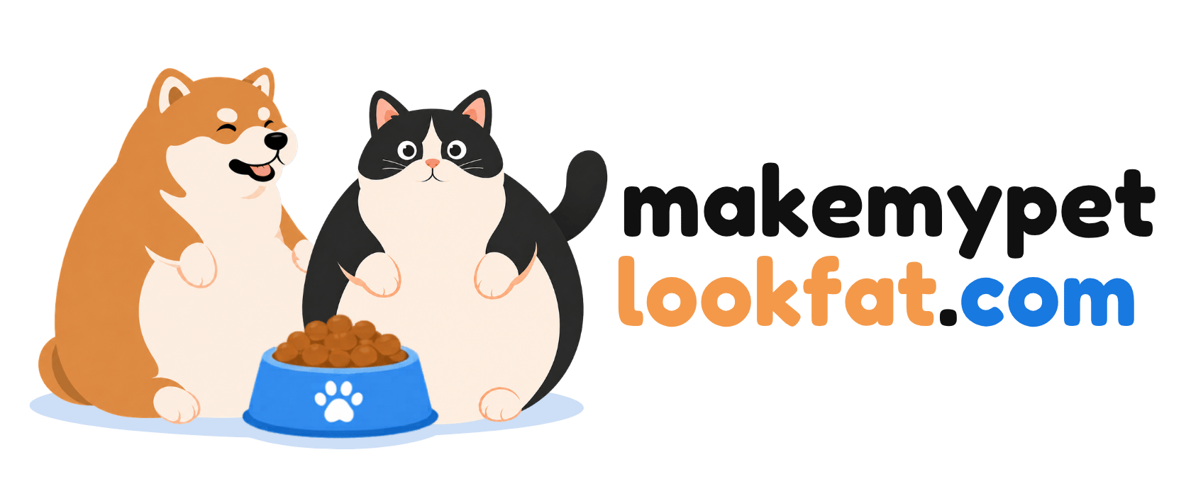 makemypetlookfat.com horizontal lockup